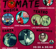 Cartel arte con tomate